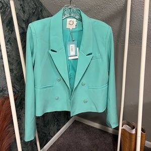 Lili Sidonio long sleeve cropped blazer